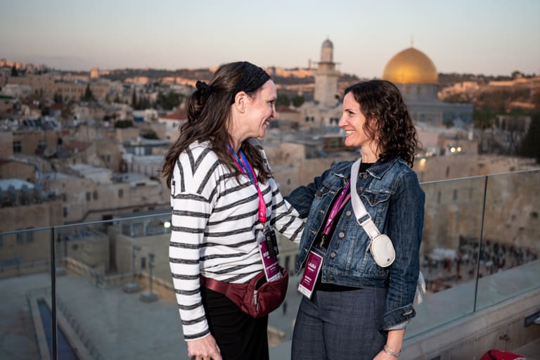 Momentum mothers experiencing Israel firsthand